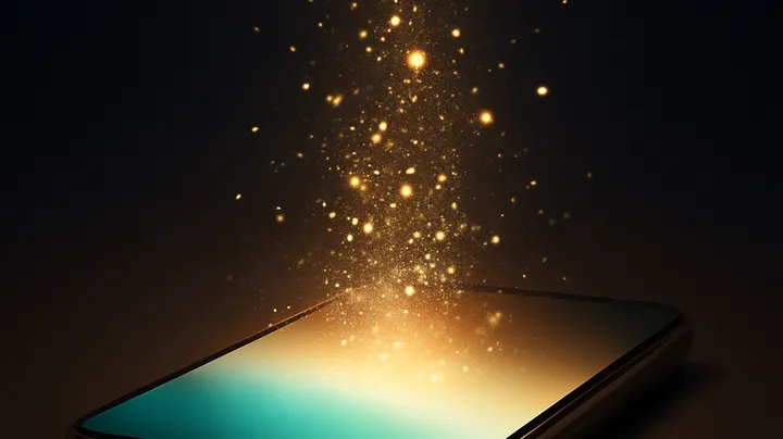 TKPK 2026 COM Modern phone with glowing screen